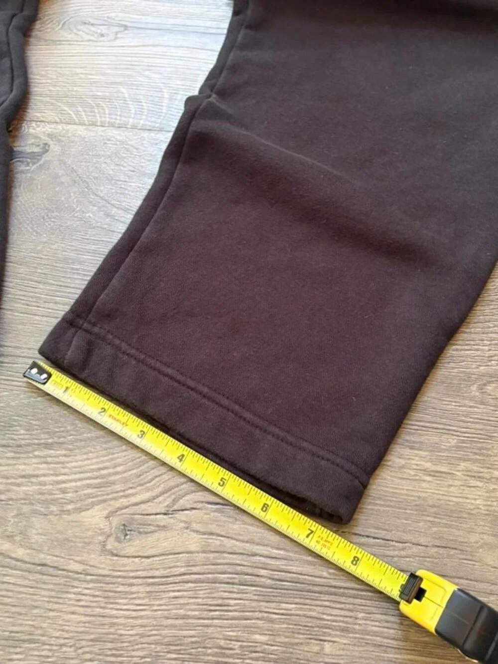 Nike Black Baggy Wide Sweatpants with White Nike (XXL)